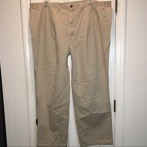 TOWNCRAFT Men’s no Wrinkle khakis 48 x 30